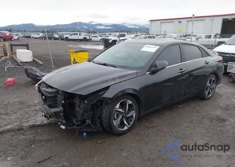 2022 Hyundai Elantra Sel z USA, uszkodzony, nr VIN 5NPLN4AG4NH075845